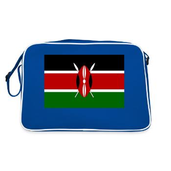 Kenya - Retro Bag - blue/white - Back