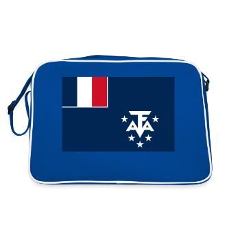 Terres australes et antarctiques françaises - Sac Retro - bleu/blanc - Dos