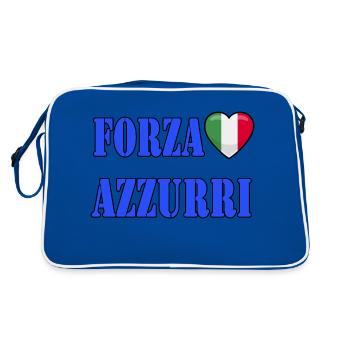 Maillot Forza Azzurri Italie - Sac Retro - bleu/blanc - Dos