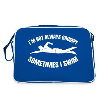 Nageuse Nageuse Club de natation Femme Natation - Sac Retro - bleu/blanc - Dos