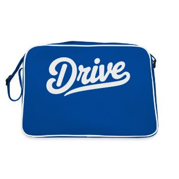 TSHIRT COOL, CONDUIRE - Sac Retro - bleu/blanc - Dos