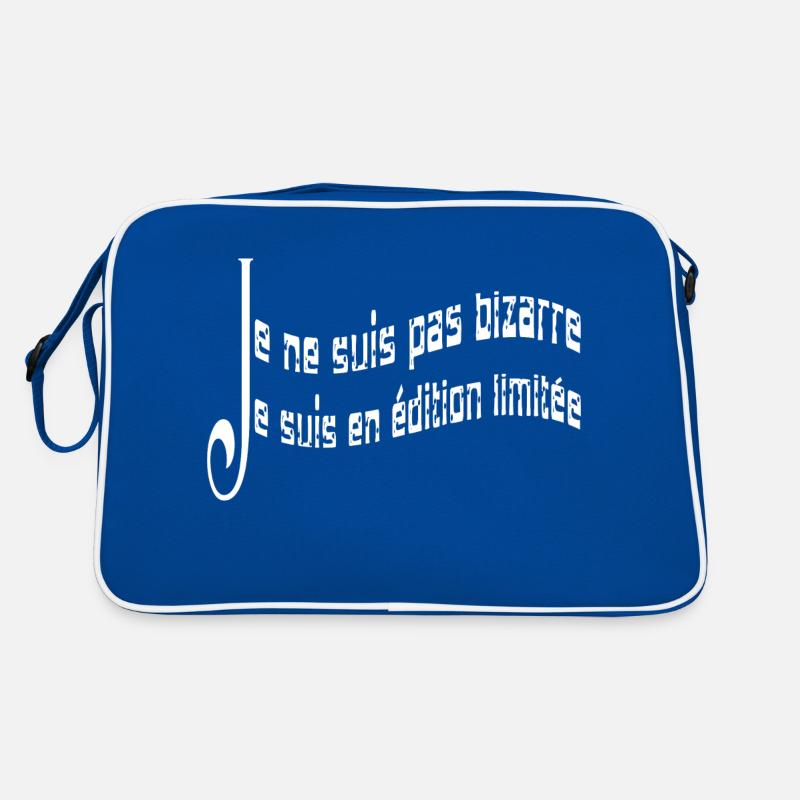 Je ne suis pas bizarre je suis en édition limitée Sac Retro