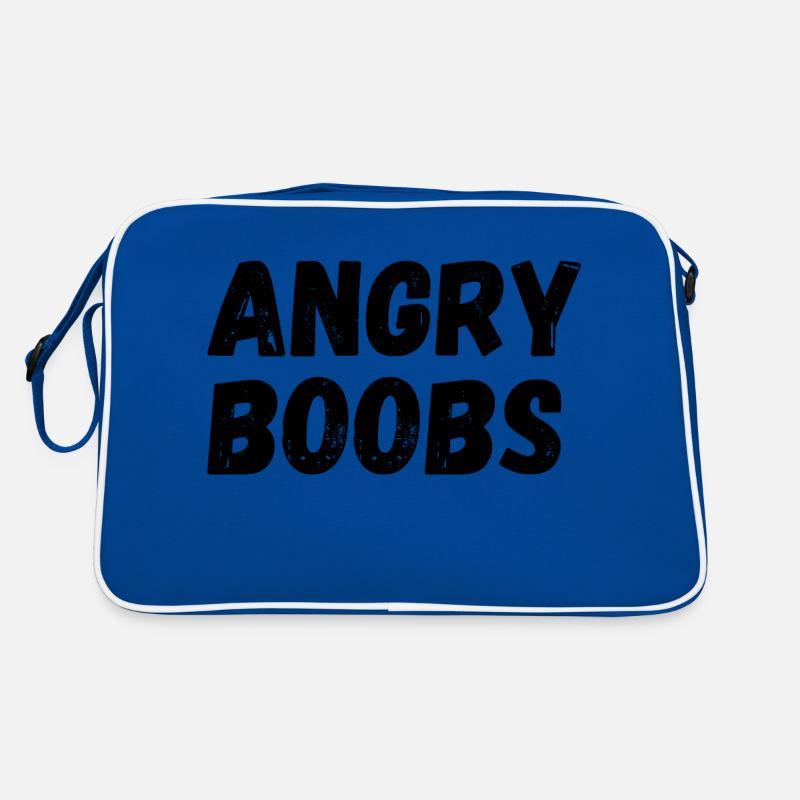 Angry Boobs Retro Tasche