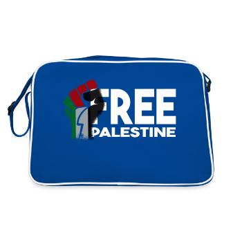 la Palestine libre - Sac Retro - bleu/blanc - Dos