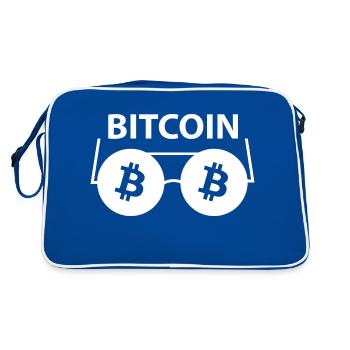 Crypto Bitcoin Trading - Sac Retro - bleu/blanc - Dos