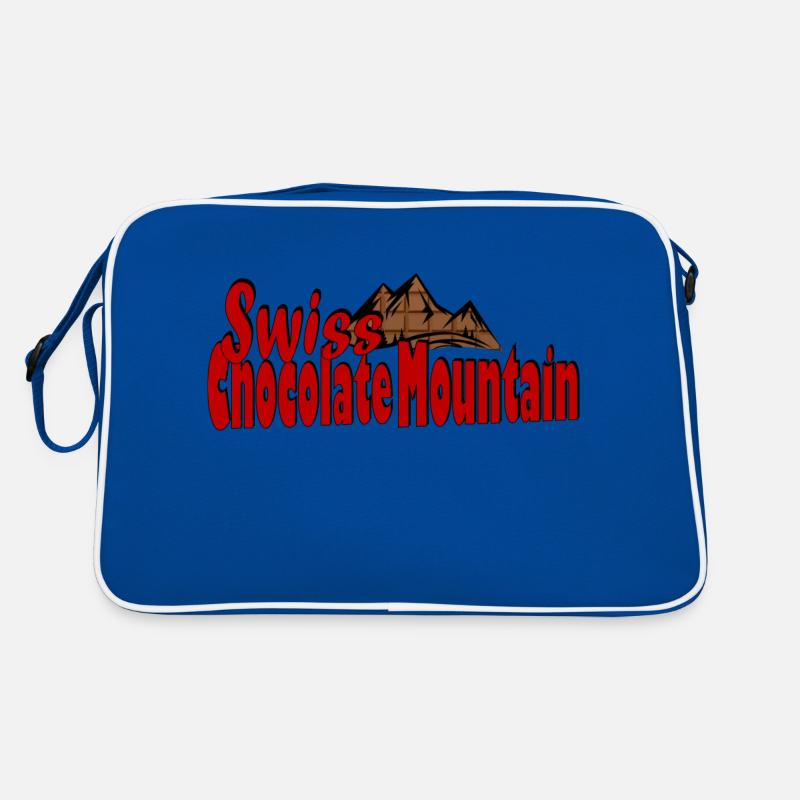 Schweizer Schokoladenberg Retro Tasche