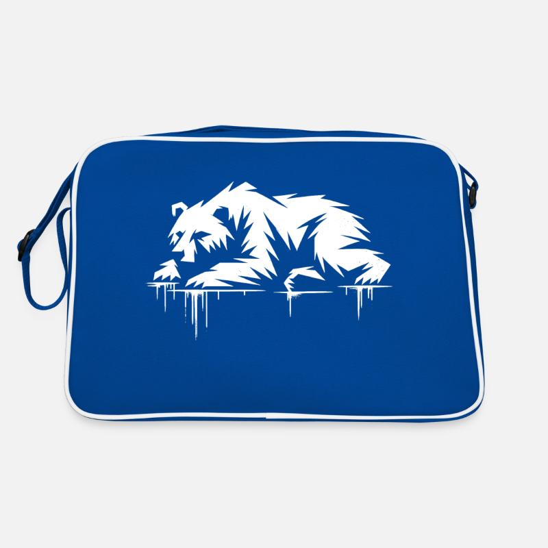 Fauler Eisbär Retro Tasche