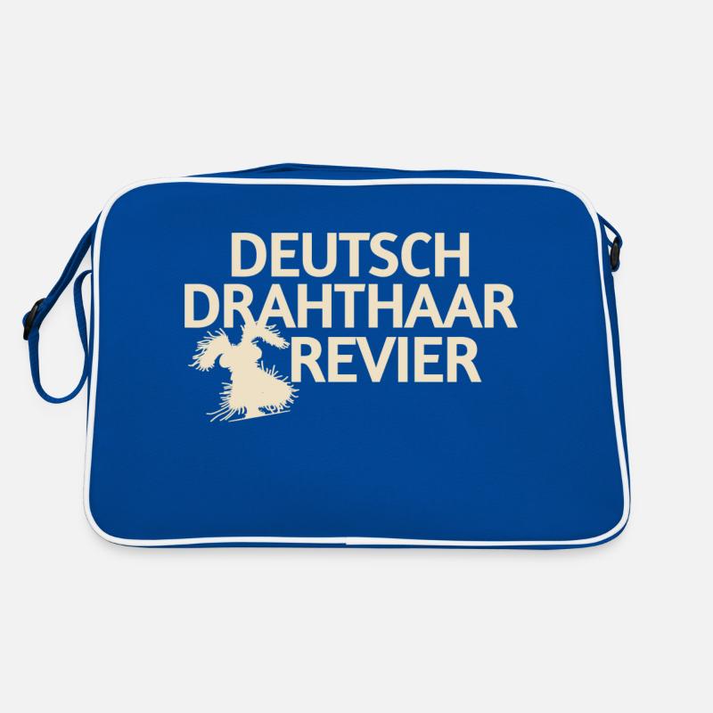 German Wirehaired Pointer Retro Bag