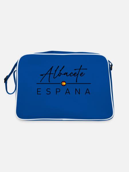 Spain - Albacete - Spain - España - Retro Bag - blue/white - Back
