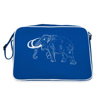 Mammut - Retro Tasche - Blau/Weiß - Hinten