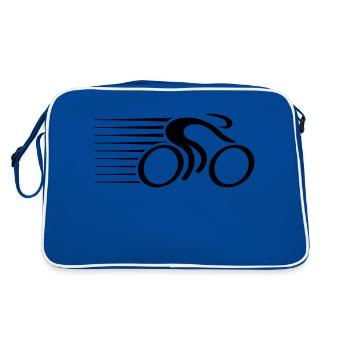 Fast Bicycle Race - Retro Bag - blue/white - Back