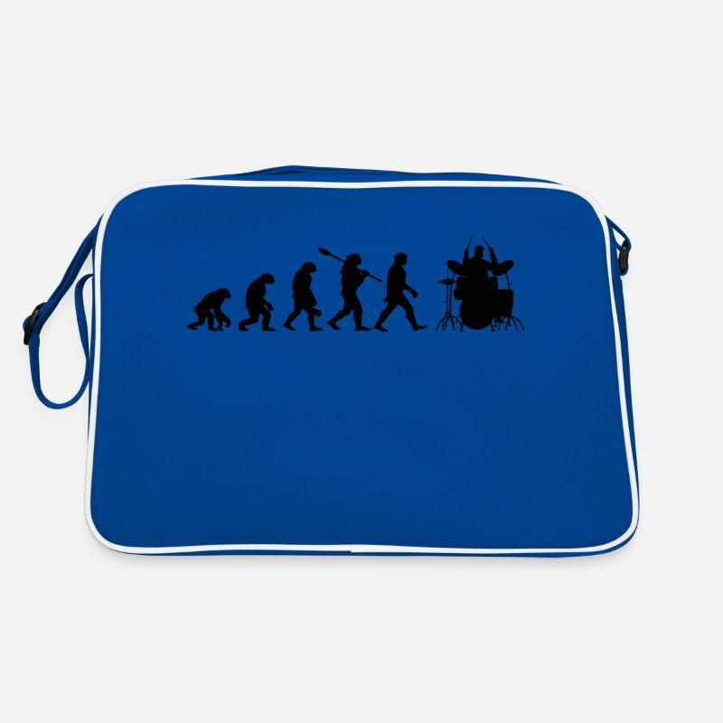 Evolution Batteur Drummer Player Cadeau Sac Retro