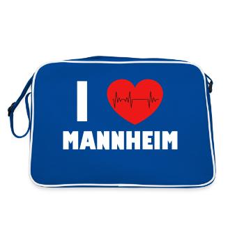 Mannheim Monnem - Retro Bag - blue/white - Back