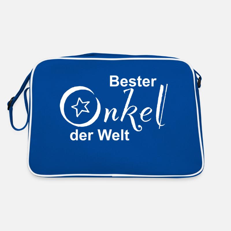 Bester Onkel der Welt Design Retro Tasche