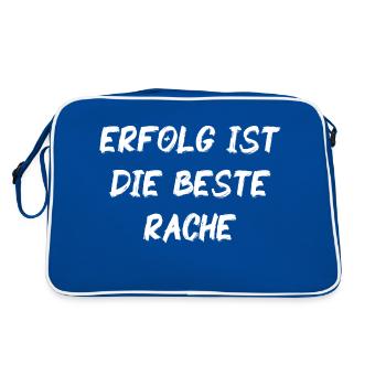 Le succès est la meilleure des revanches - WE - Sac Retro - bleu/blanc - Dos