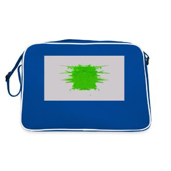 Cube d’éclat - Sac Retro - bleu/blanc - Dos