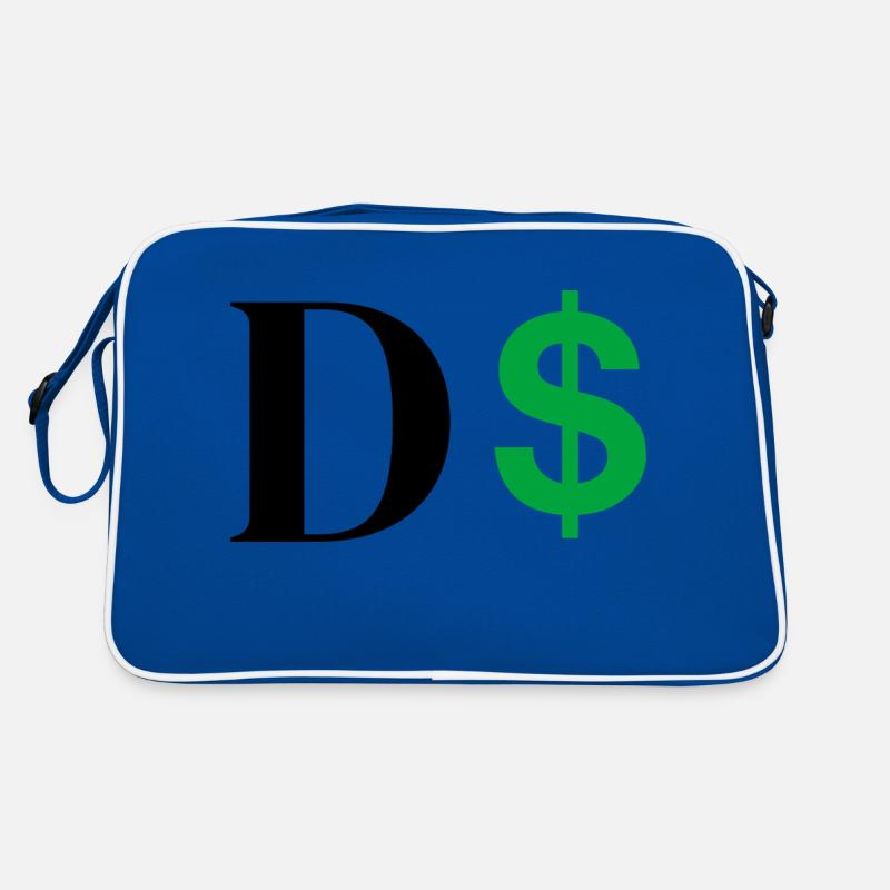 Dollar-Buchstabe Retro Tasche
