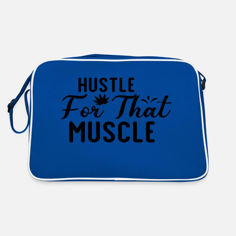 Hustle For That Muscle Retro Bag