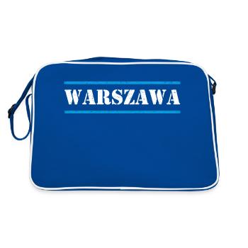 Warsaw - Retro Bag - blue/white - Back