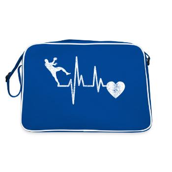 Équipe de handball Handball Joueur de handball Fan de handball - Sac Retro - bleu/blanc - Dos