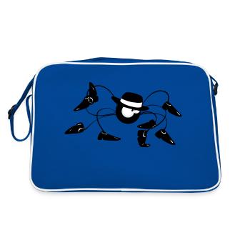 Beth l'araignée - Le Moonwalk - Sac Retro - bleu/blanc - Dos