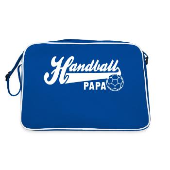 Handball PAPA BLANC - Sac Retro - bleu/blanc - Dos