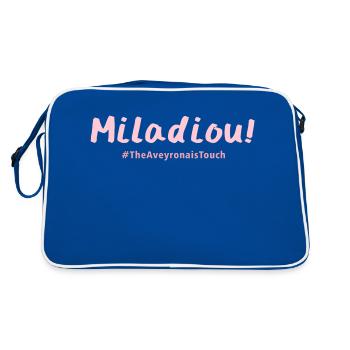 Miladiou - Sac Retro - bleu/blanc - Dos