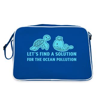Marine Conservation - Sac Retro - bleu/blanc - Dos