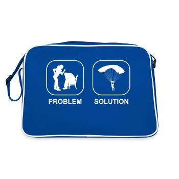 Gleitschirmfliegen Paragleiter Parapente - Sac Retro - bleu/blanc - Dos
