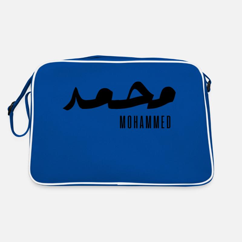 Name Mohammed auf Arabisch Retro Tasche