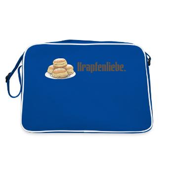 Beignets // Illustration - Sac Retro - bleu/blanc - Dos