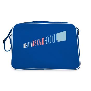 crazy sexy cool design - Retro Bag - blue/white - Back