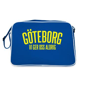 Göteborg Nous n’abandonnons jamais - Sac Retro - bleu/blanc - Dos
