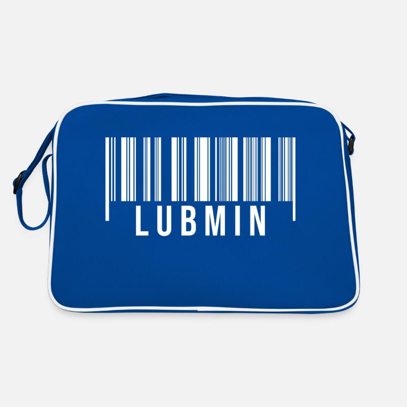 Lubmin Strichcode Retro Tasche