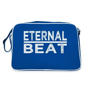 enduring classics awesome humor finding rhythm - Retro Tasche - Blau/Weiß - Hinten