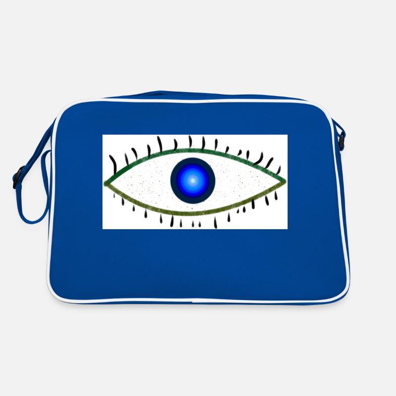 Eyes 2 - Sac Retro - bleu/blanc