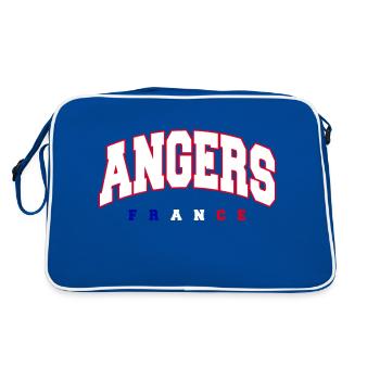 Angers - Retro Bag - blue/white - Back