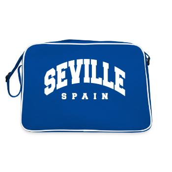 Séville - Sac Retro - bleu/blanc - Dos