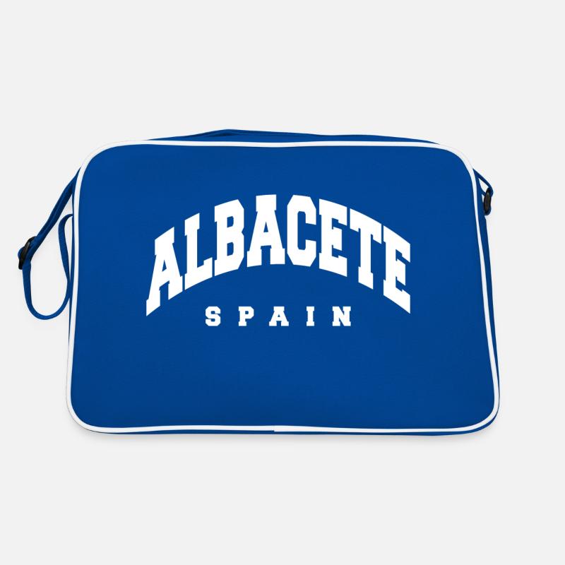 Albacete - Sac Retro - bleu/blanc