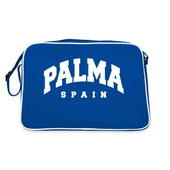 Palma - Retro Bag - blue/white - Back