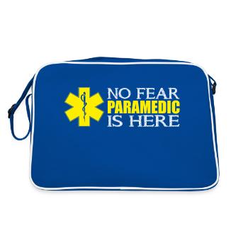 Paramedic Is Here - Retro Bag - blue/white - Back