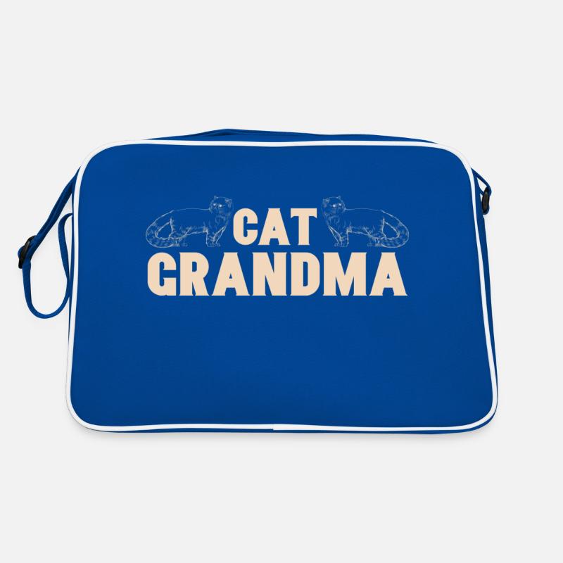 Katzen Mama Katzen Oma Großmutter Mutter Mom Katze Retro Tasche