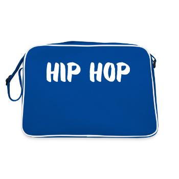 TEE-SHIRT "HIP HOP" - Sac Retro - bleu/blanc - Dos