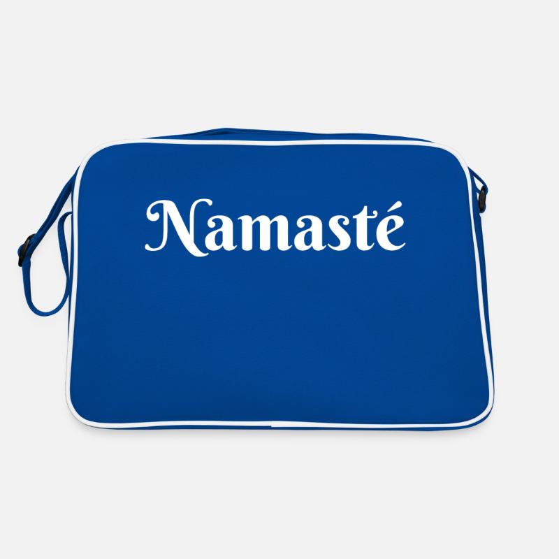 Namaste white Retro Bag