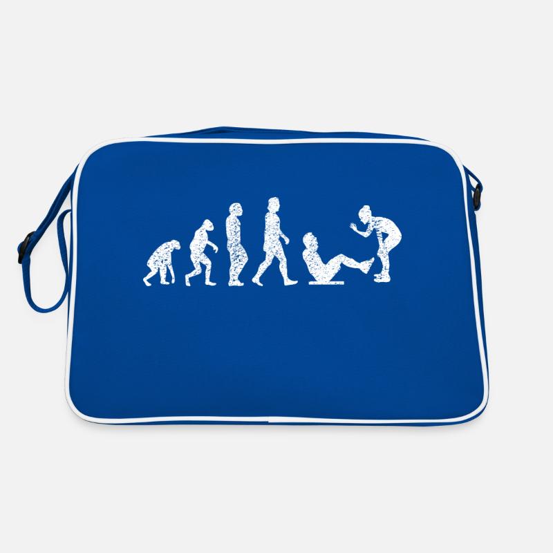 Fitness Athlete Strength Training Muscle Bodybuilder Retro Bag