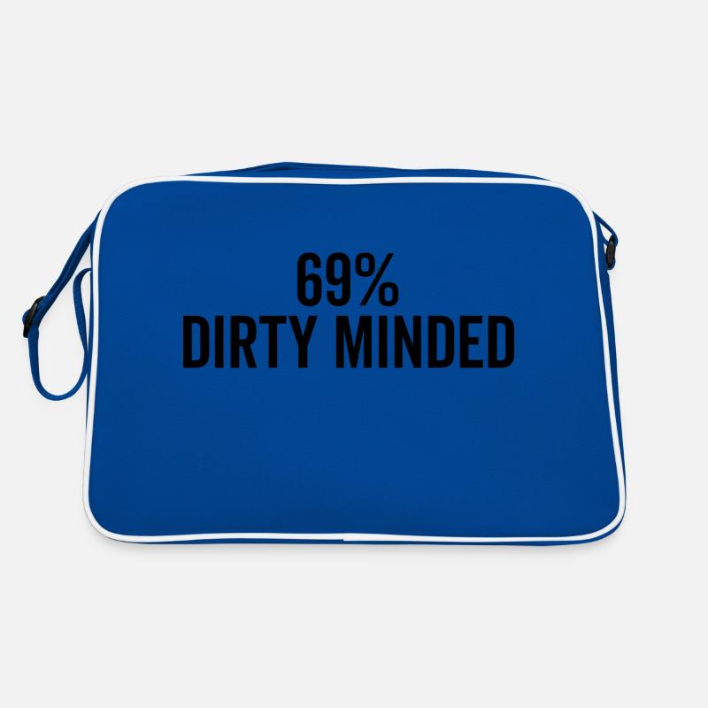 69% schmutzig gesinnt Retro Tasche