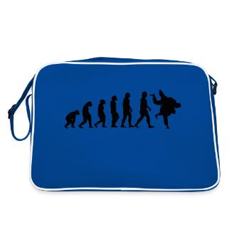 Evolution of Judo - Retro Bag - blue/white - Back