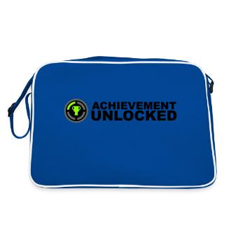 Achievement Unlocked Gamer - Retro Bag - blue/white - Back