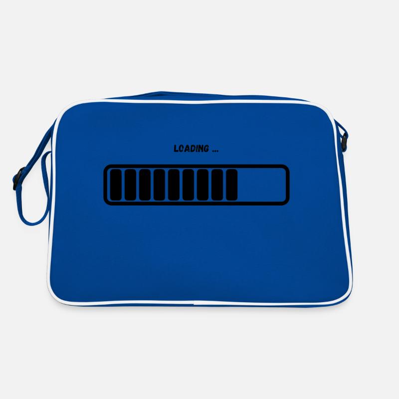 "Loading" Funny Graphic Design Retro Bag