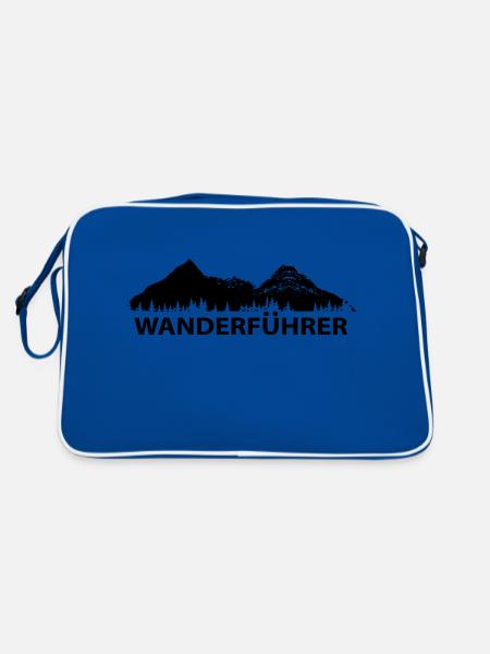 Wanderfuhrer - (8) - Retro Tasche - Blau/Weiß